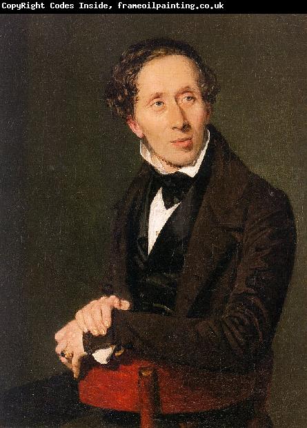 Christian Albrecht Jensen Portrait of Hans Christian Andersen